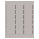 2.375" x 1.25"  Sheet Label