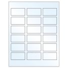 2.375" x 1.25"  Sheet Label