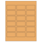 2.375" x 1.25"  Sheet Label