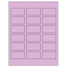 2.375" x 1.25"  Sheet Label