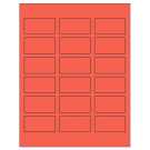 2.375" x 1.25"  Sheet Label