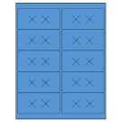 4" x 2"  Sheet Label