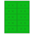 4" x 2"  Sheet Label