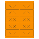 4" x 2"  Sheet Label