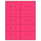 4" x 2"  Sheet Label