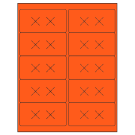 4" x 2"  Sheet Label