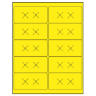 4" x 2"  Sheet Label