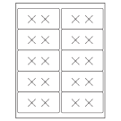 4" x 2"  Sheet Label