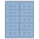 4" x 2"  Sheet Label