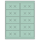 4" x 2"  Sheet Label