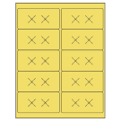 4" x 2"  Sheet Label