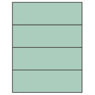 8.5" x 2.75"  Sheet Label