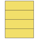 8.5" x 2.75"  Sheet Label