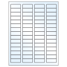1.75" x 0.666"  Sheet Label