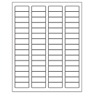 1.75" x 0.666"  Sheet Label