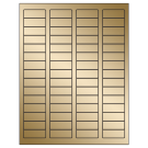 1.75" x 0.666"  Sheet Label