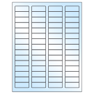 1.75" x 0.666"  Sheet Label