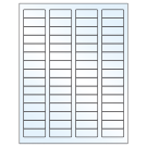 1.75" x 0.666"  Sheet Label