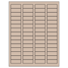 1.75" x 0.666"  Sheet Label