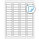 1.75" x 0.666"  Sheet Label