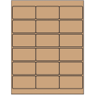 2.75" x 1.5"  Sheet Label
