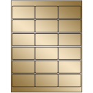 2.75" x 1.5"  Sheet Label