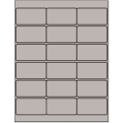 2.75" x 1.5"  Sheet Label