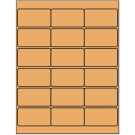 2.75" x 1.5"  Sheet Label
