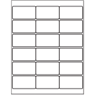 2.75" x 1.5"  Sheet Label