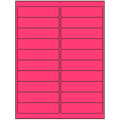 4" x 1"  Sheet Label