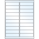 4" x 1"  Sheet Label