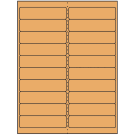 4" x 1"  Sheet Label