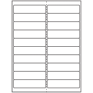 4" x 1"  Sheet Label