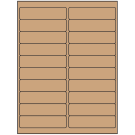 4" x 1"  Sheet Label