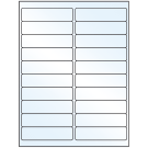 4" x 1"  Sheet Label