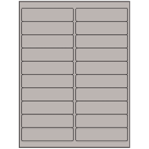 4" x 1"  Sheet Label