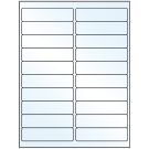 4" x 1"  Sheet Label