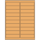 4" x 1"  Sheet Label