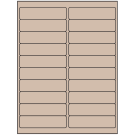 4" x 1"  Sheet Label