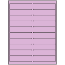 4" x 1"  Sheet Label