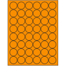 1.25" x 1.25"  Sheet Label
