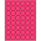 1.25" x 1.25"  Sheet Label