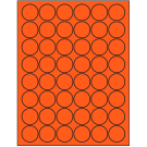 1.25" x 1.25"  Sheet Label