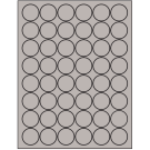 1.25" x 1.25"  Sheet Label