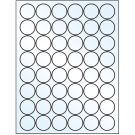 1.25" x 1.25"  Sheet Label