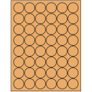 1.25" x 1.25"  Sheet Label