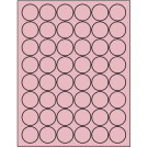 1.25" x 1.25"  Sheet Label
