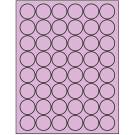 1.25" x 1.25"  Sheet Label