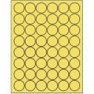 1.25" x 1.25"  Sheet Label