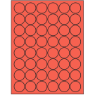 1.25" x 1.25"  Sheet Label